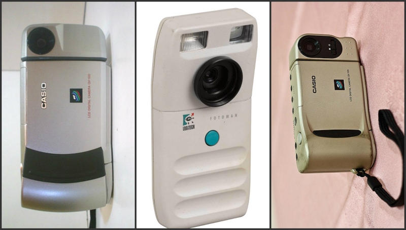 Photos of old cameras from the mid-90s (Snopes)
